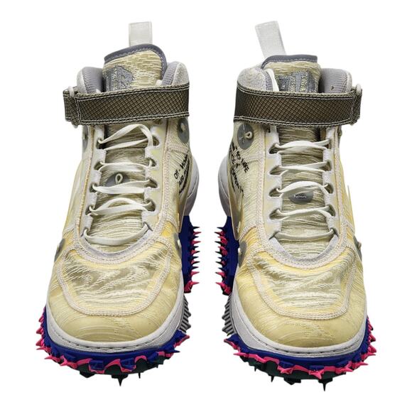 Nike x Off-White Air Force 1 Mid SP Graffiti DO6290-100 EU 44.5 US 10.5 preowned - Picture 3 of 10